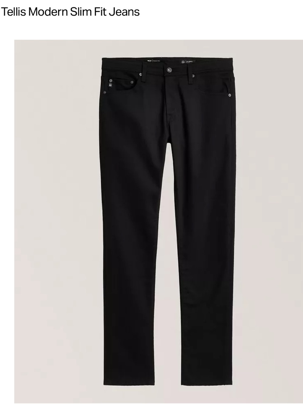 AG Tellis modern Slim Jeans 33 x 30